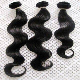 Malaysian Remy Virgin Body Wave hair weft extension track beauty weave 