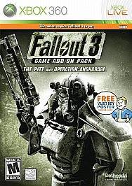 Fallout 3   Game Add On Pack The Pitt and Operation Anchorage Xbox 360 