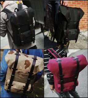   style Mens Backpack School bag Travel Bookbag Laptop kpop Outdoor