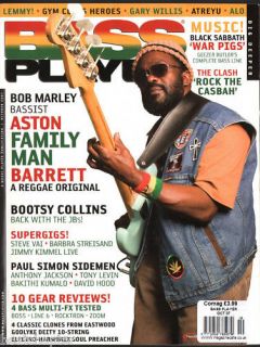 BASS PLAYER Guitar Magazine 10/2007 Aston Barrett Lemmy Bootsy Collins