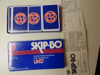   SKIP BO IGI makers of UNO Card Game COMPLETE w/Instructions Box EUC