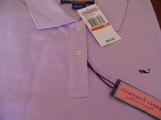 NWT Vineyard Vines Womens Polo Shirt ~ Extra Small ~ Purple ~ XS