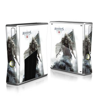 Xbox 360 S DecalGirl MATTE Finish Console Skin ~ AC3 FLAG by Assassin 
