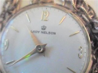 RARE LADY NELSON PENDANT WATCH WITH CHAIN RUNS