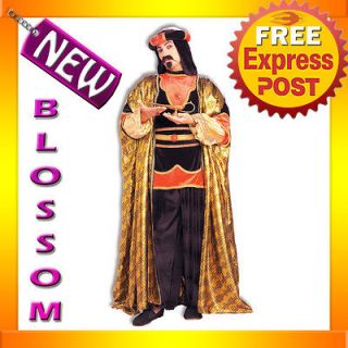 C445 Royal Sultan Arabian Aladdin Wise Adult Mens Fancy Dress 