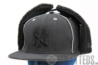New York Yankees Dog Ear DABU 2 Black White 59Fifty New Era Fitted Cap 