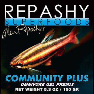 3oz Repashy Community Plus Fish Food Ominivore Gel Premix Jar