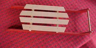 Wooden Christmas Sled for Crafting or Wall Decor Bought but never used 