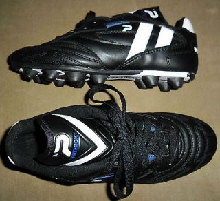   BLACK SOCCER RUGBY FOOTBALL CLEATS ATHLETIC SHOES BOYS YOUTH 6 WOMEN