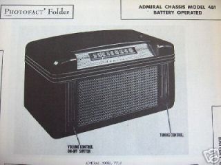 admiral in Radio, Phonograph, TV, Phone