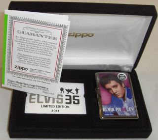Elvis Presley 35th Annv: Limited Edition Collectible Lighter in Case 