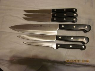 Zwilling J.A. Henckels 5 Piece Pre Owned Knife Set 