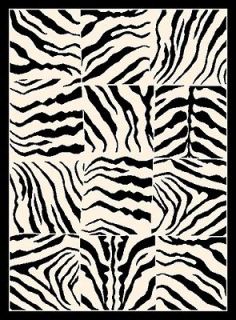 zebra print rugs in Area Rugs