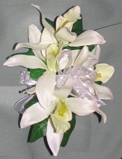 PICK YOUR COLOR** Dendrobium Orchid WRIST Corsage, prom/wedding/a 