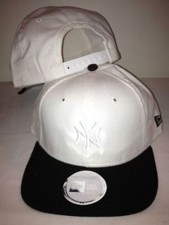NEW ERA NY Yankees Snapback White Logo Cap Hat MLB 2 Tone New York 