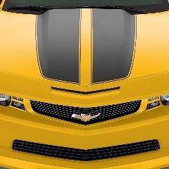 2011 2013 Chevrolet Camaro Rally Yellow Painted Grille by GM 20999485