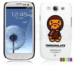   APE Samsung Galaxy Siii S3 i9300 Hard Case ★【Chocoolate