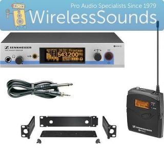 SENNHEISER ew572G3 B Wireless Guitar / Instrument System NEW 