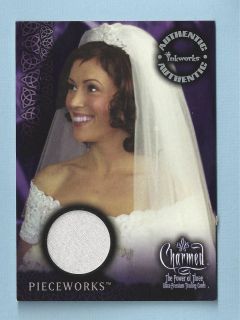 Alyssa Milano 2003 Inkworks Charmed Authentic Actress Worn Wedding 