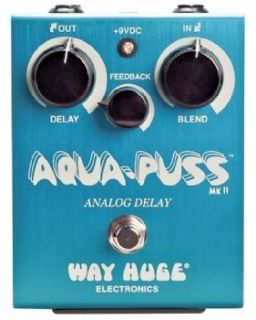 Way Huge Electronics Aqua Puss Analog Delay Guitar Effects Pedal 