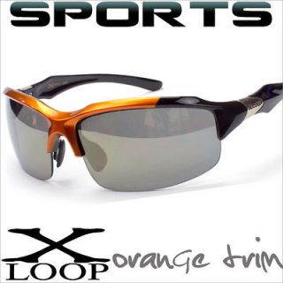 Loop Sunglasses Hiking Running Kayak Golf Fishing Sports Black 