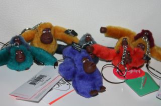 New Kipling Collectible SINGLE Monkey Key chain  CUTE