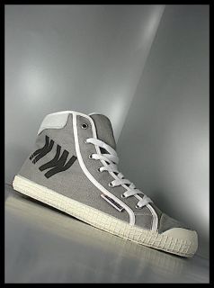 Woman Shoes Sneakers KAWASAKI Footwear Boot Grey Canvas Limited 