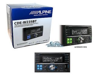 ALPINE CDE W235BT ADVANCED BLUETOOTH 2 DIN CD//USB/ IPOD CONTROL 