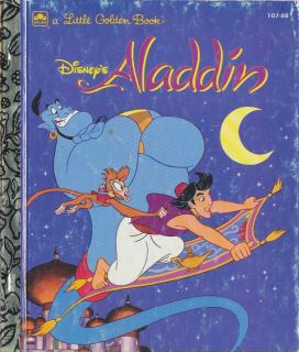 Disneys Aladdin (1993, Hardcover) Little Golden Book 107 88