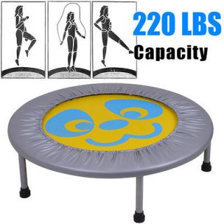   Fitness Round Mini Trampoline Bouncer Rebounder Exercise In/Outdoor