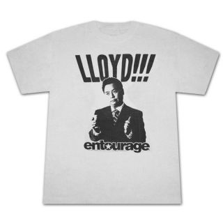 Entourage Lloyd Light Grey Graphic T Shirt