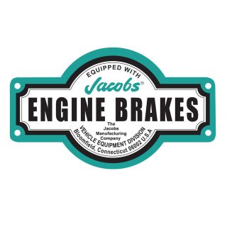 JACOBS ENGINE BRAKES VINTAGE STICKER