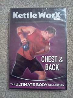KETTLEWORX Ultimate Body Coll CHEST & BACK DVD ~New/Sealed~