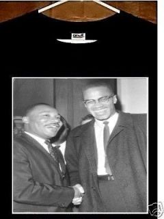 Martin Luther King Jr T Shirt; Malcolm X, Martin Luther King Jr.