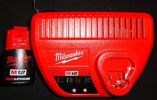 MILWAUKEE M12 12 VOLT RED LITHIUM BATTERY PACK 48 11 2401 