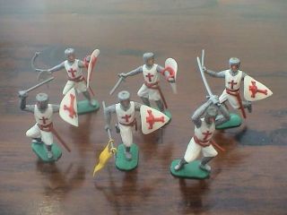 Timpo Ist Series Crusaders/ Knights Templars   Complete Set From 1960 