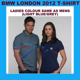 NEW OFFICIAL BMW LONDON 2012 OLYMPICS POLO T SHIRT MENS & LADIES FIT 