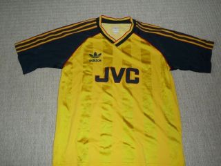 Vintage Arsenal away 1989 JVC football jersey soccer shirt mens small