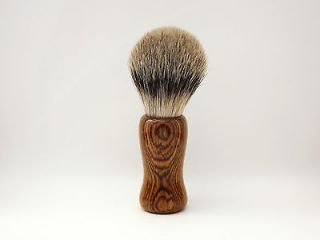 Cocobolo Wood 24mm Silvertip Badger Hair Shaving Brush (Handmade in 