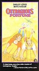 Outrageous Fortune VHS, 1988