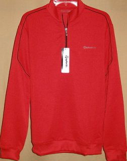 Taylormade by Ashworth limited edition piped long slv 1/4 zip pullover 