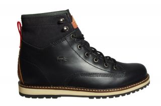 Lacoste Mens Boots Monserate 2 SRM Black Leather 7 24SRM2245024 Sz 10 