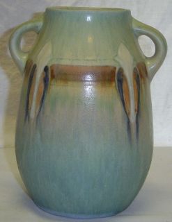   Roseville Art Pottery 1931 Monticello Handled Vase Arts & Crafts