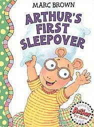 Arthurs First Sleepover by Marc Brown 1999, Hardcover, Board