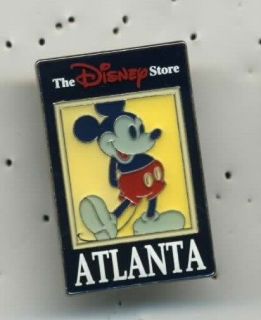 DISNEY STORE 1990S ATLANTA CLASSIC MICKEY STORE LOCATION SERIES PIN 