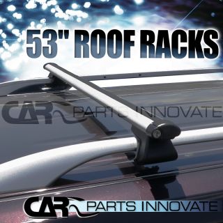 AUTO SUV CAR 53 ROOF TOP CROSS BARS LUGGAGE CARGO RACK PAIR (Fits 