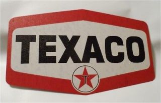 Texaco Gas Station Sign, Nostalgic Looking Service Station Retro Metal 
