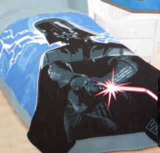 Star Wars DARTH VADER Large Blanket 62x90 Throw Micro Raschel NEW Free 