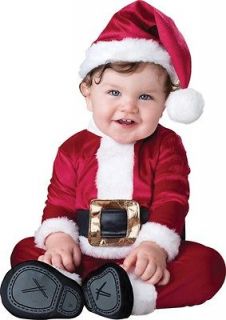 INFANT TODDLER BABY SANTA CLAUS CHRISTMAS COSTUME DRESS IC36001