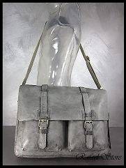 BELSTAFF Mens Bag 756329 Businnes Case New Silver New Collection